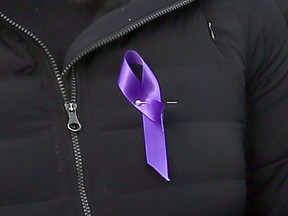 Calgarians will be wearing purple ribbons this month to draw attention to the issue of family violence.