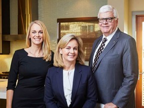 West Canadian vice-president Jennifer, president and CEO Karen, and chairman George Bookman. Supplied photo, for David Parker column. November 2019