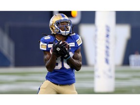 Winnipeg Blue Bombers kick returner Janarion Grant