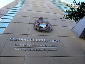 Calgary courthouse in downtown Calgary, Alberta.