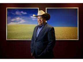 Longview's Stephen Hughes at the Soil Health and Grazing Conference in Edmonton on Tuesday Dec. 10, 2019. Hughes has been named McDonald's Canada's Flagship Farmer.