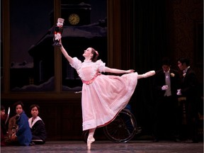 Alexandra Gibson as Clara in Alberta's Ballet's The Nutcracker. Courtesy, Paul McGrath