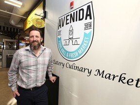 Yuval Greenfeld, who is the new General Manager poses at Avenida Food Hall on Lake Fraser Drive SE in Calgary on Thursday, December 5, 2019. Jim Wells/Postmedia