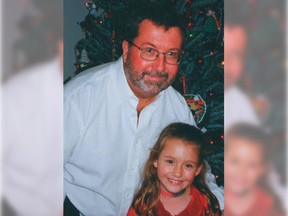 Alanna Smith with her father Graham Smith.