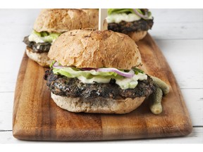 Greek Lamb Burgers for ATCO Blue Flame Kitchen for Jan. 8, 2020; image supplied by ATCO Blue Flame Kitchen