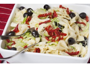 Mediterranean Pasta Salad for ATCO Blue Flame Kitchen for Jan. 15, 2020; image supplied by ATCO Blue Flame Kitchen