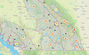 Areas under a special avalanche warning issued by Avalanche Canada.