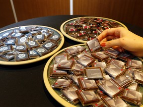 Canopy Growth unveiled the company's edible products at Hotel Arts in Calgary on Monday, December 9, 2019. Darren Makowichuk/Postmedia