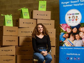 Sutton Garner, 15, founder of I Can For Kids, a charity which provides food for kids dependent on school nutrition programs during the summer.