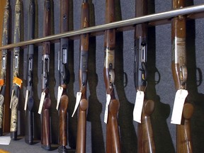 File image of long guns and rifles.