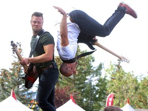 This well-timed shot of guitarist Brock Hunter of the Hunter Brothers performing a backflip at Country Thunder on Aug. 17, 2019, was one of Dean Pilling’s most memorable photos of the year.