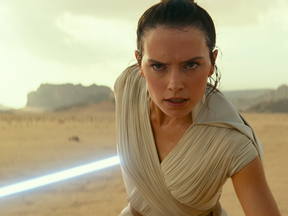 Daisy Ridley as Rey in Star Wars: The Rise of Skywalker.