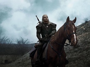 Henry Cavill in The Witcher (2019). Netflix.