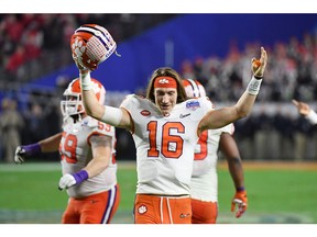 QB Trevor Lawrence is trying to lead his Clemson Tigers to a second-straight NCAA championship.