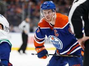 Edmonton Oilers captain Connor McDavid.