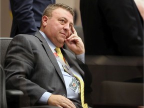 Calgary City Councillor Joe Magliocca listens during a debate in this 2018 file photo.