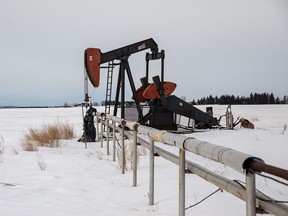 The abandoned Redwater oil well site west of St. Albert, Alta., on Thursday, January 31, 2019.