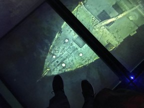 At the Titanic Belfast Museum, there are thousands of artifacts and displays from concept to tragic sinking of the luxury liner. A spooky finale to your visit includes standing on a see-through floor to drift over sunken remains. Photo, Joanne Elves