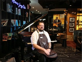 Alvin's Jazz Club chef Chris Chabot was photographed for the Off the Menu column on Thursday, January 9, 2020.  Gavin Young/Postmedia