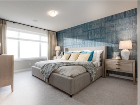 The master bedroom in the Southport show home by Excel Homes in Symons Gate.