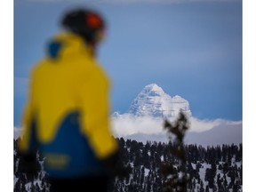 Views of Mount Assiniboine (the Canadian Matterhorn) from the summit of Panorama Mountain Resort on Wednesday, January 29, 2020. Al Charest / Postmedia