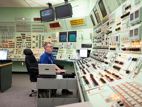 The control room inside the Pickering Nuclear Power Generating Station near Toronto, Ontario, Canada April 17, 2019.