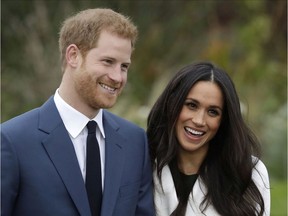 CP-Web.  FILE - In this Monday Nov. 27, 2017 file photo, Britain's Prince Harry and his fiancee Meghan Markle pose for photographers during a photocall in the grounds of Kensington Palace in London. As the British royal family wrestles with the future roles of Prince Harry and his wife Meghan, it could look to Europe for examples of how princes and princesses have tried to carve out careers away from the pomp and ceremony of their families' traditional duties.