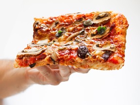 Party-cut pizza is a tradition throughout the American Midwest.