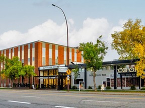 The District Ventures building on the corner of Crowchild Trail and Kensington Road N.W., is the first Calgary acquisition by Cochrane-based Grand Central Properties.