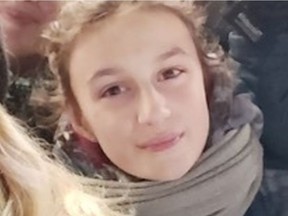 The body of Océane Boyer, 13, was found on a highway near Brownsburg-Chatham, northeast of Montreal, on Feb. 26, 2020.