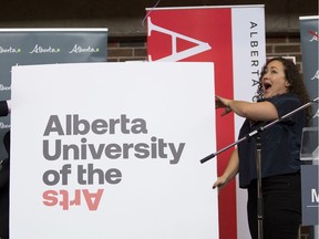 The Alberta University of the Arts celebrates one year after its new name was unveiled in January 2019.