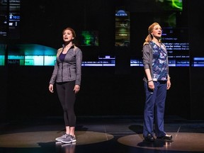 Broadway Across Canada's Dear Evan Hansen stars Claire Rankin as Cynthia Murphy and Jessica Sherman as Heidi Hansen. Photo by Matthew Murphy