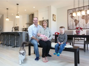 Simon and Nikki Briggs, along with their children Isabelle and Ollie, love their new Brookfield home in West Grove Estates.