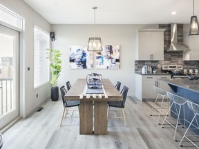 The dining room in the Harrison show home by Morrison Homes in Livingston.