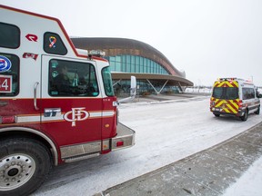 The Shane Homes YMCA at Rocky Ridge was briefly evacuated after a suspected ammonia leak on Wednesday, February 12, 2020. The leak was contained in one area and their were no injuries. Gavin Young/Postmedia