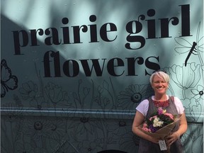 Becky Feasby, owner of Prairie Girl Flowers.