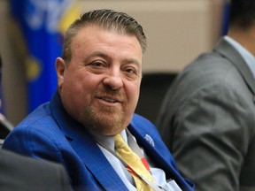 Calgary councillor Joe Magliocca was photographed during a council meeting on Monday, February 24, 2020. Council earlier approved a motion to launch a forensic audit of Magliocca's expenses. Gavin Young/Postmedia