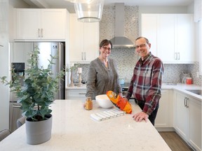 Barb and Vince Pelkman found the right size of a home at Trico Homes' Street Towns in Precedence, Cochrane.