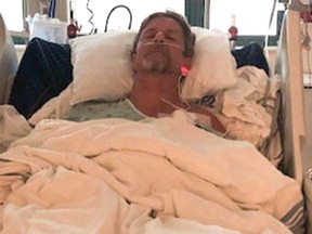Former City of Calgary employee Ken Elliott recovers in a Florida hospital after being shot while on vacation in Barbados.