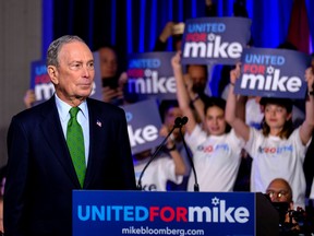 Michael Bloomberg, the billionaire media mogul and former New York City mayor, now Democratic presidential candidate, speaks in Miami, Fla., on Jan. 26, 2020.