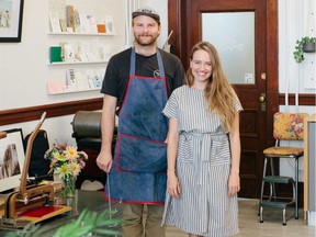 Ian Gregory and Jess Brousseau. Photo by Emma Palm.