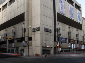 Exterior of the Glenbow Museum in downtown Calgary.