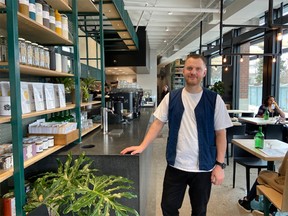 Brett McDermott at his new location for Our Daily Brett Cafe & Market at 29 Avenue and 14 Street S.W..