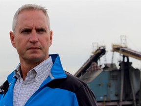 Mark Little, Suncor Energy's chief operating officer, during a tour of the Fort Hills oilsands project on Monday, September 10, 2018.