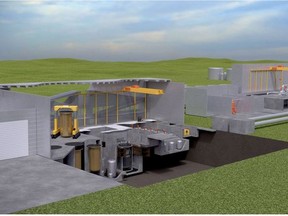 A rendering of Generation 4 nuclear reactors that are safe, reliable, clean and low-cost, making them today's alternative to fossil fuel combustion. Like all nuclear technology, this small modular reactor is emission-free.