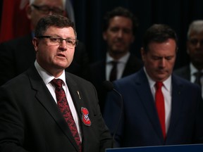 Rick Wilson, Minister of Indigenous Relations, speaks during an announcement on the Alberta Indigenous Opportunities Corporation in Calgary on Monday, January 27, 2020.