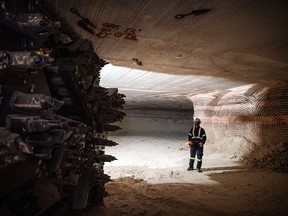 A potash mine in Saskatchewan. The province was the highest ranked in the survey at 11th, down from 3rd last year.