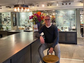 Garry Hapton recently celebrated 40 years in business for his company Brass Monocle Eyewear.