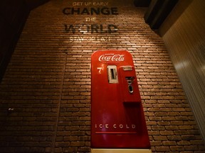 Pictured Coca-Cola machine is the ÒsecretÓ door to Ajito in Calgary on Thursday, March 5, 2020. Azin Ghaffari/Postmedia