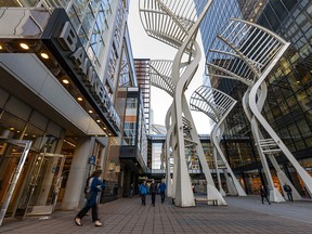 Pictured is the Bankers Hall building on Stephen Avenue in Calgary on March 12, 2020.